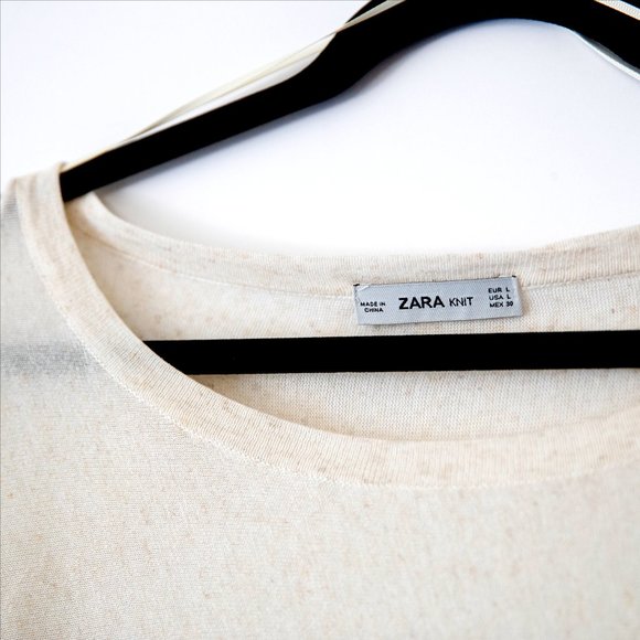 BNWOT Zara batwing sleeves sweater - Picture 3 of 3